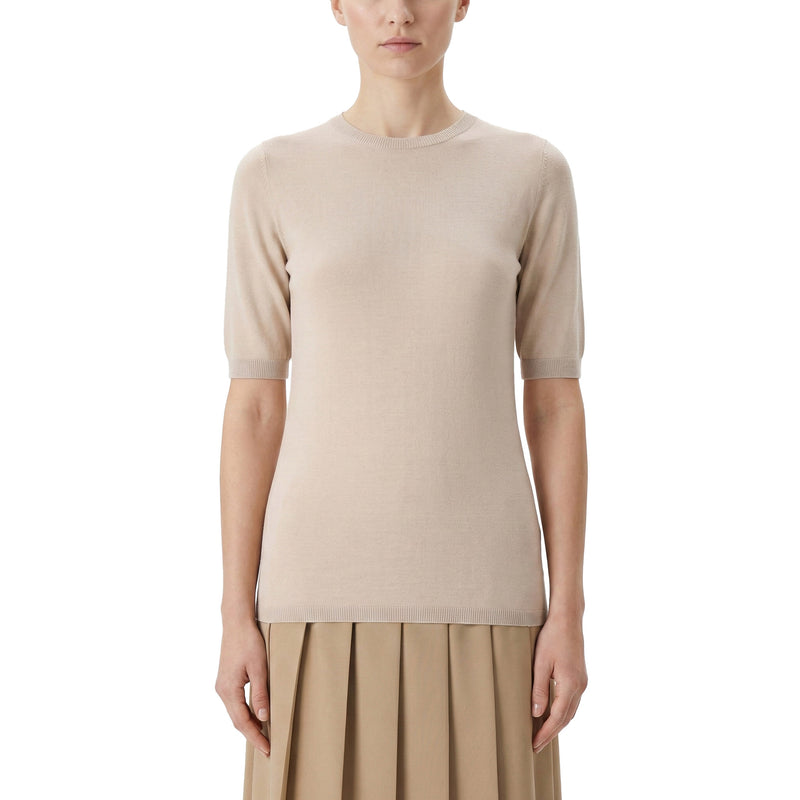 Fabiana Filippi Kurzarmpullover aus Kaschmir & Seide Damen