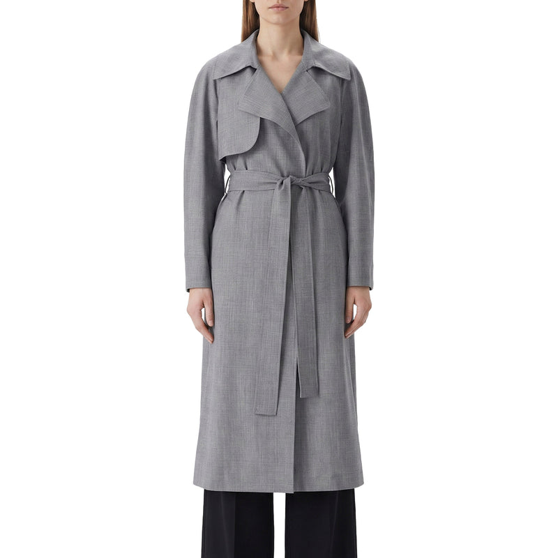 Fabiana Filippi Leichter Mantel aus Woll-Mix Damen