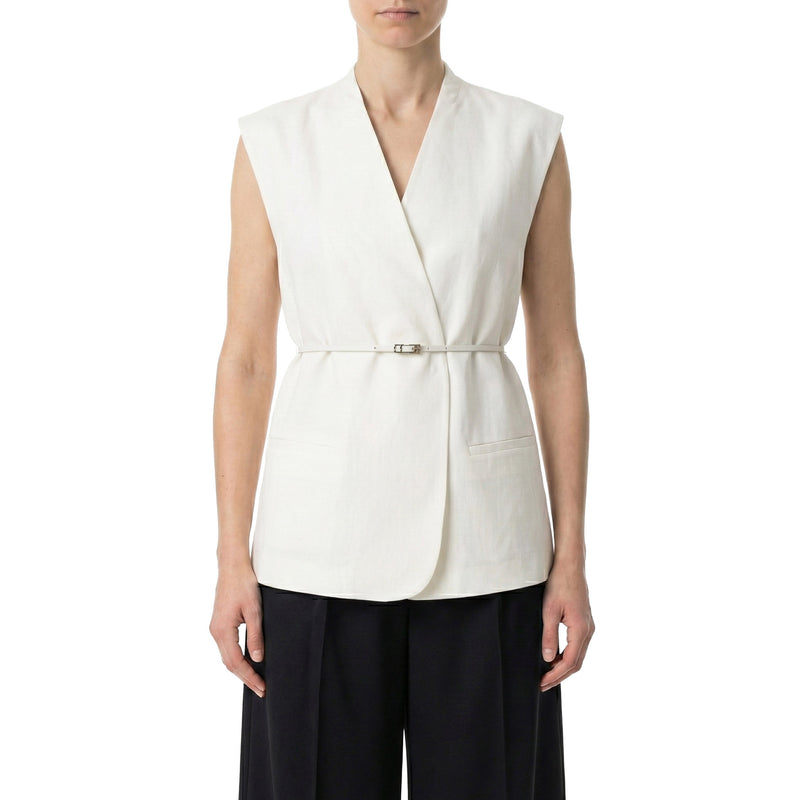Fabiana Filippi Weste aus Leinenmix Damen