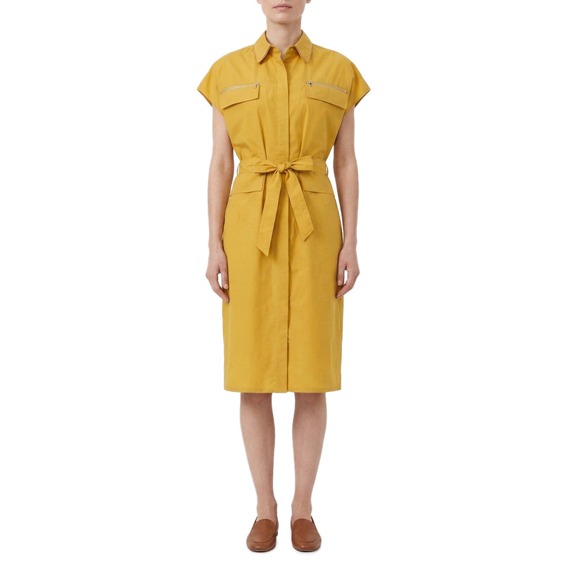 Midikleid mit Taillengürtel