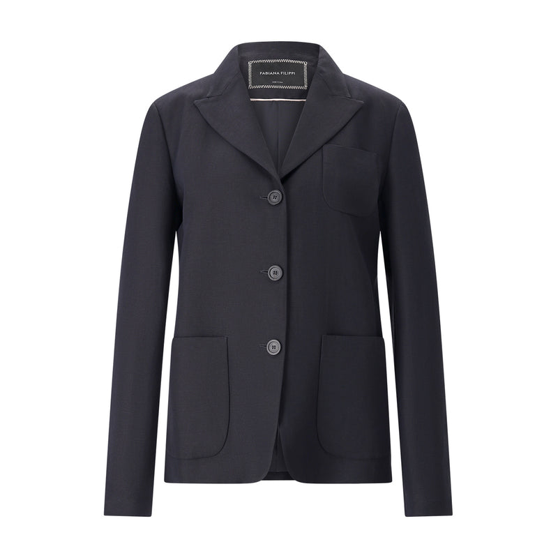 Fabiana Filippi Blazer aus Leinenmix Damen