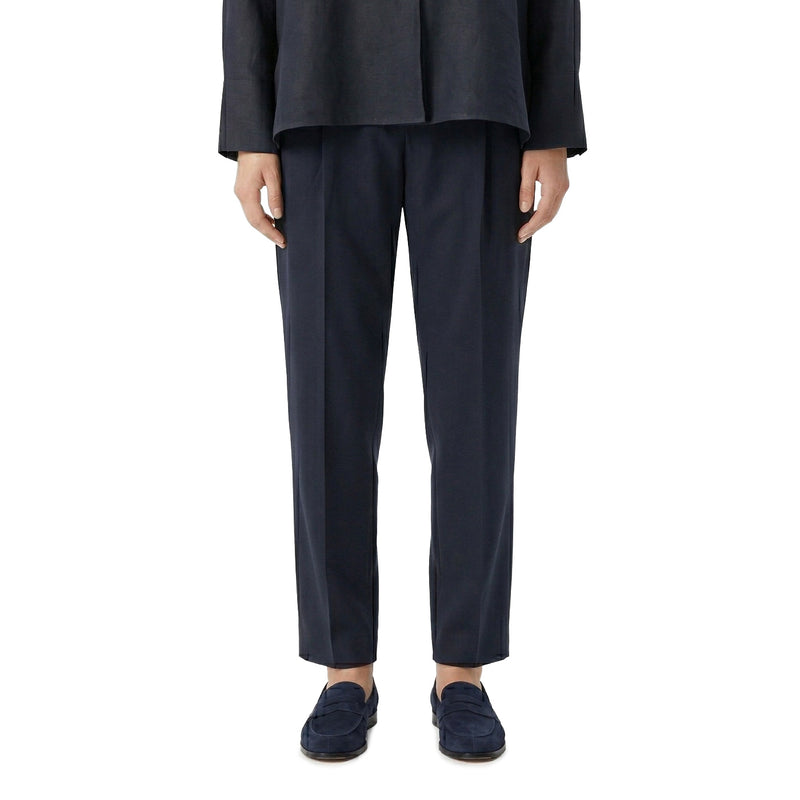 Stoffhose aus Leinenmix