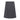 Plissierter Midirock aus Wolle 44 / Grau