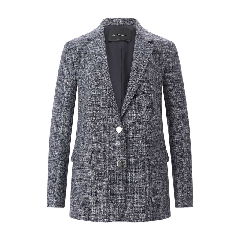 Blazer aus Wolle 44 / Dunkelblau