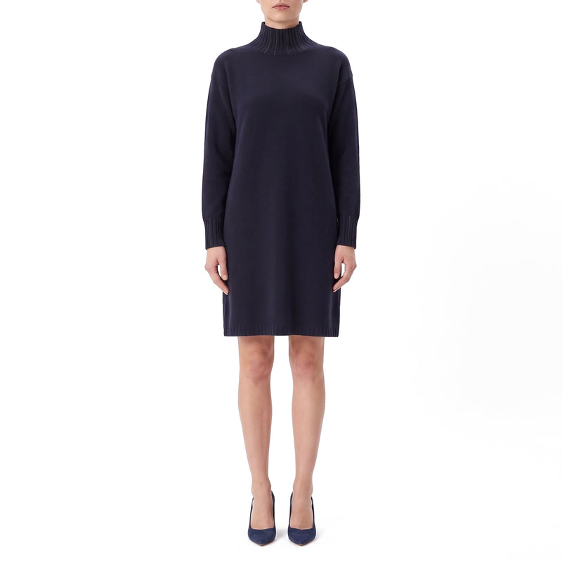Midikleid mit Seide & Kaschmir