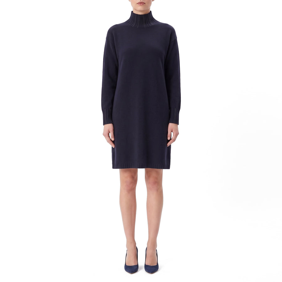Midikleid mit Seide & Kaschmir