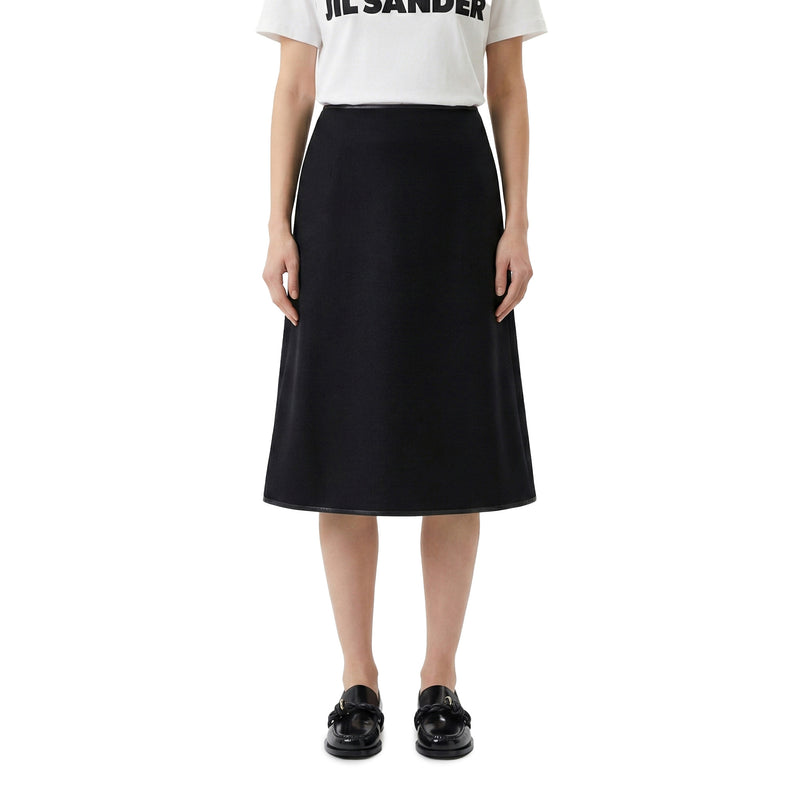 Jil Sander Midirock aus Wolle Damen