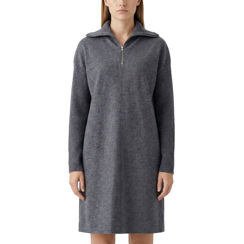 Jil Sander Midikleid aus Wolle Damen