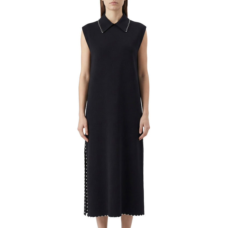 Jil Sander Midikleid aus Woll-Mix Damen