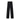 Weite Stoffhose aus Wolle 40 / Schwarz
