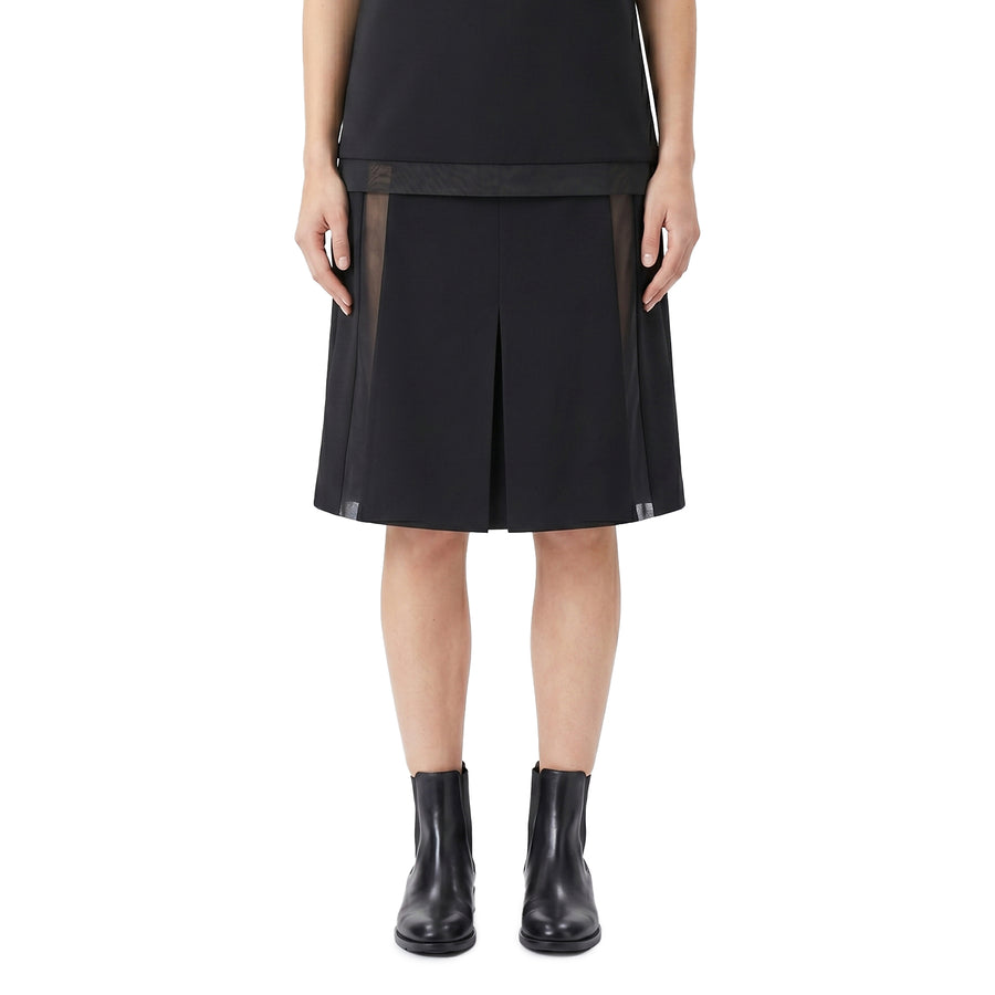 Jil Sander Midirock aus Schurwolle Damen