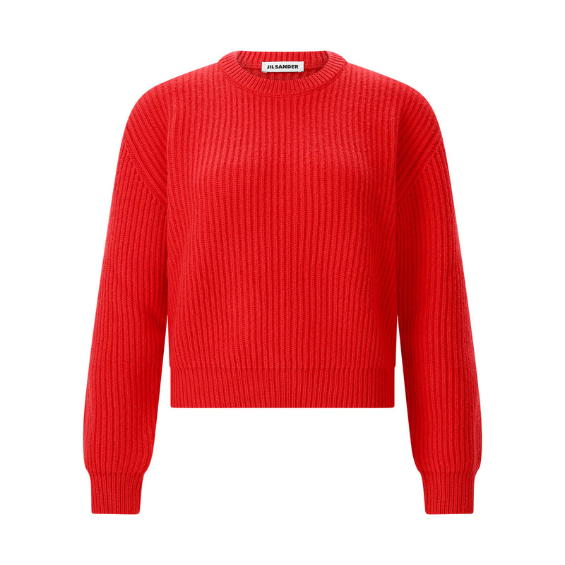 Pullover aus reiner Wolle 40 / Rot