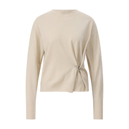 Pullover mit Raffung