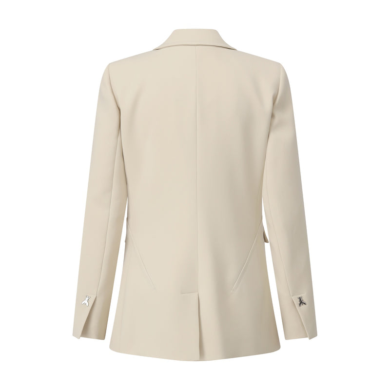 Patrizia Pepe Blazer mit Logo-Manschetten Damen