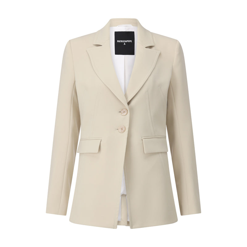 Patrizia Pepe Blazer mit Logo-Manschetten Damen