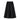 Midirock mit Logo-Detail 40 / Schwarz