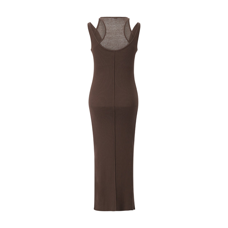 Patrizia Pepe Geripptes Midikleid Damen