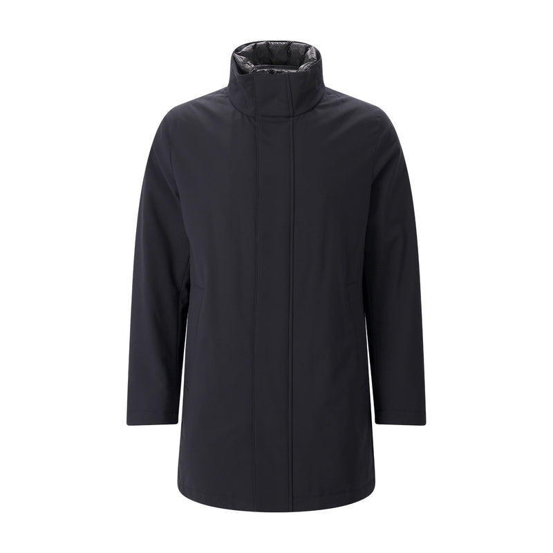 Parka mit Daunen 58 / Schwarz