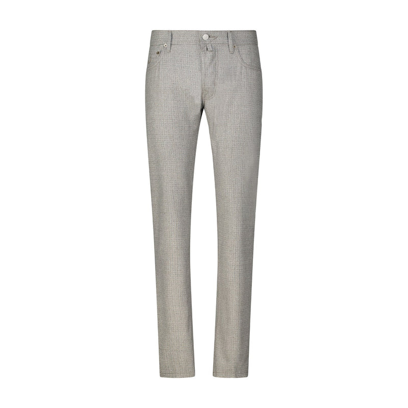 Jacob Cohen Slim-Fit Stoffhose Bard mit Karo-Muster Herren