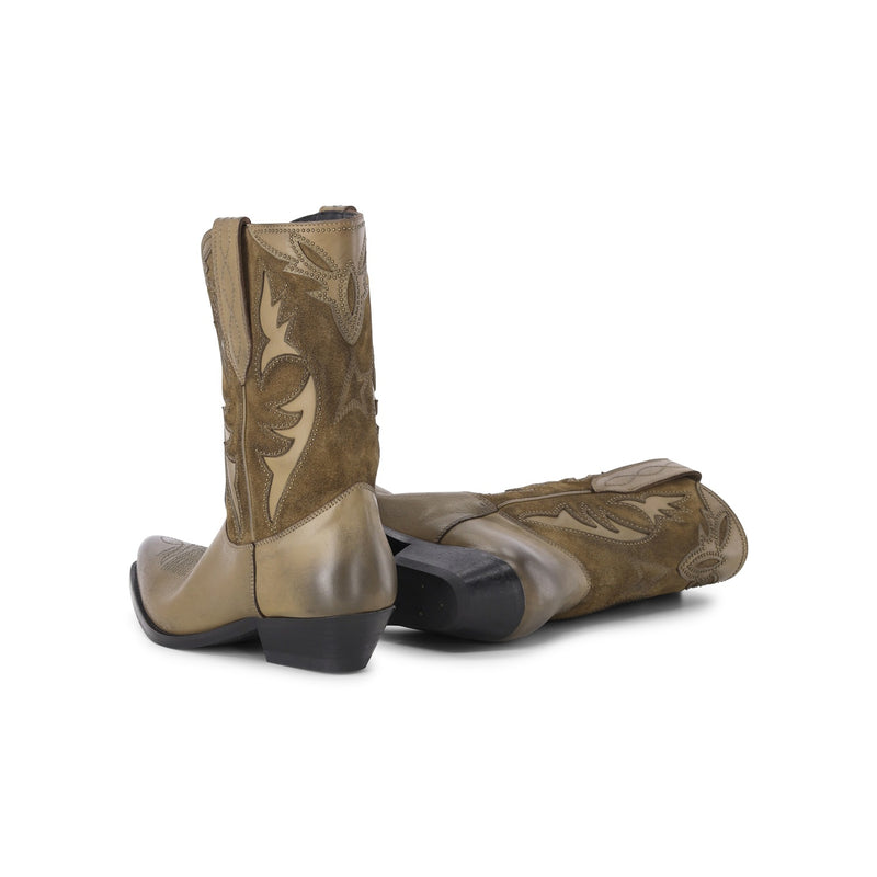 Golden Goose Cowbow-Stiefel aus Leder Damen