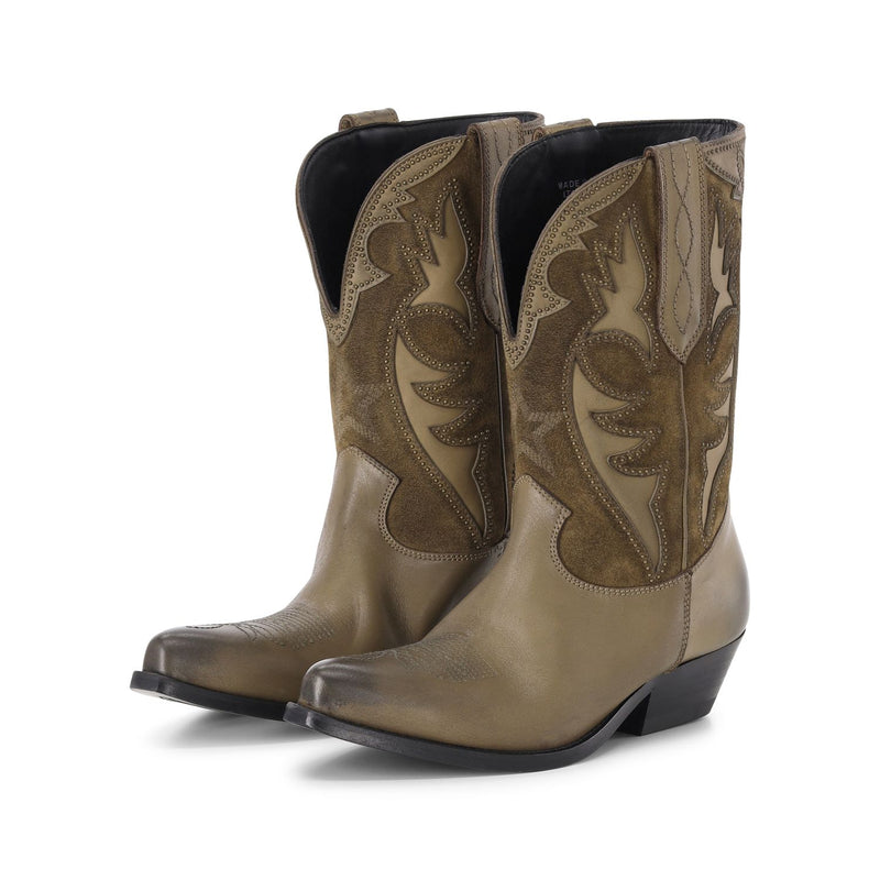 Golden Goose Cowbow-Stiefel aus Leder Damen