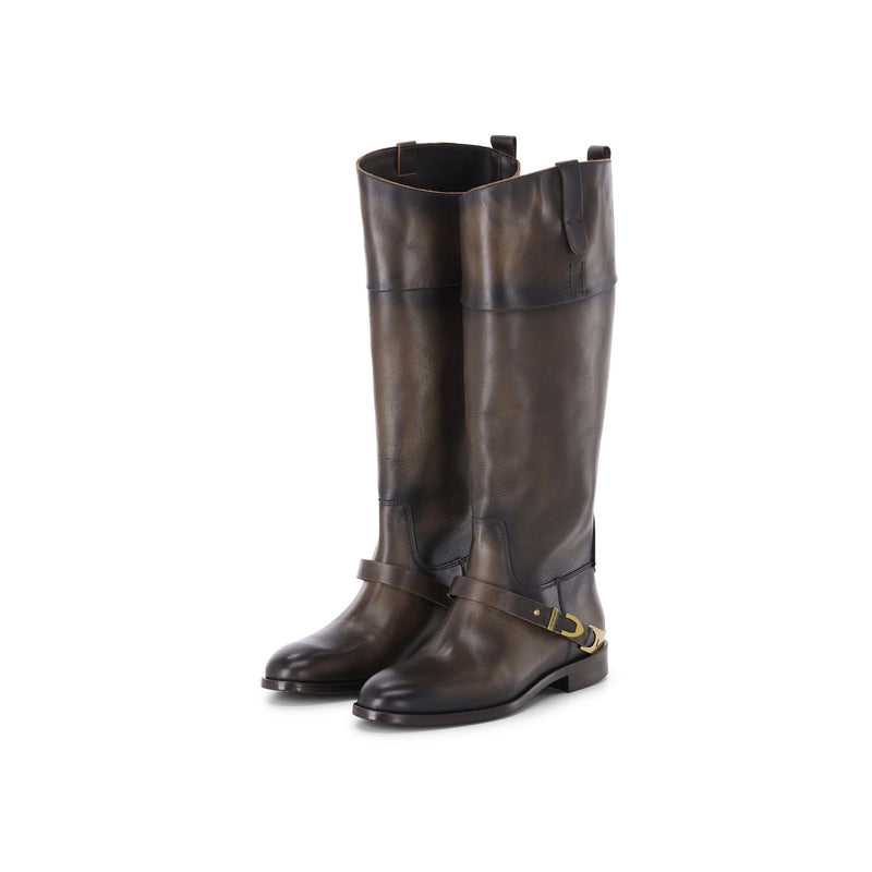 Golden Goose Stiefel Charlie aus Leder Damen