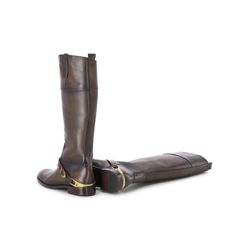 Golden Goose Stiefel Charlie aus Leder Damen