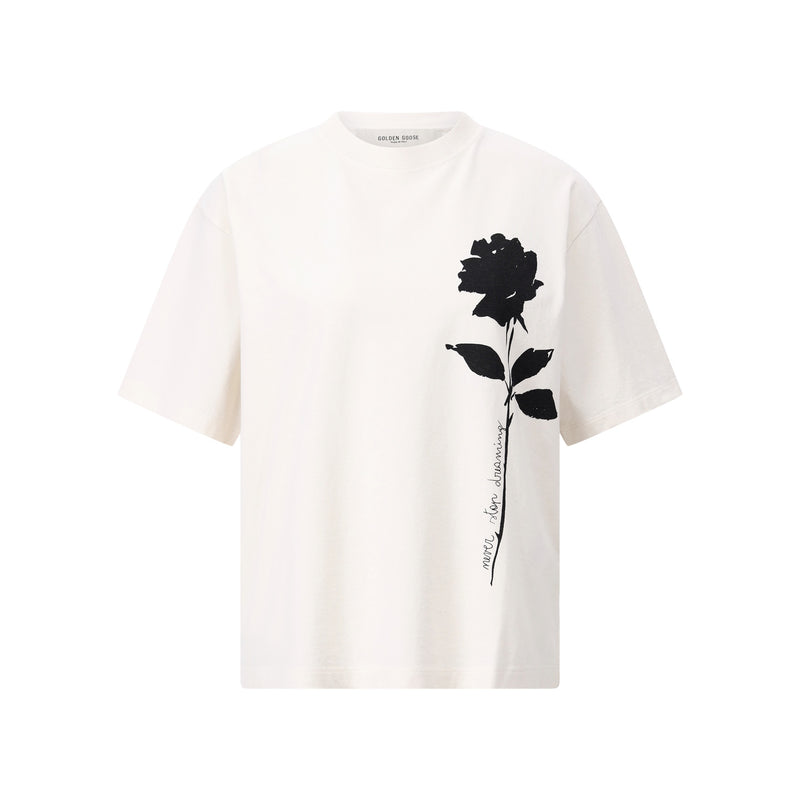 Golden Goose Oversize T-Shirt mit Print Damen