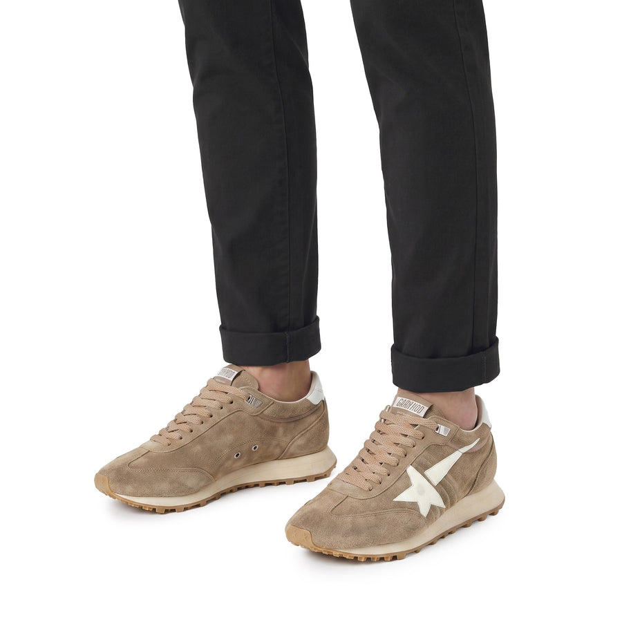 Golden Goose Sneaker Marathon aus Velourseder Herren