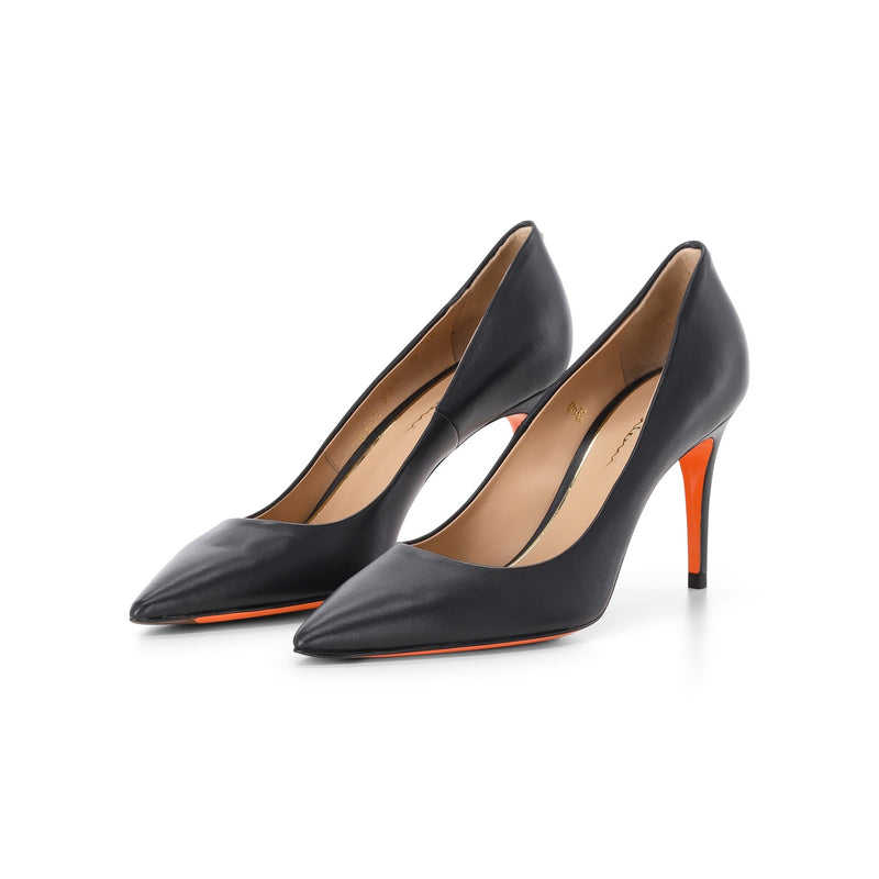 Santoni Pumps aus Glattleder Damen