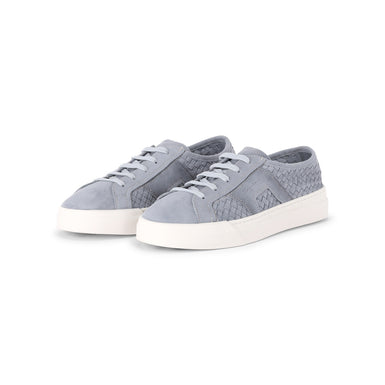 Sneaker aus geflochtenem Wildleder 11 / Blau