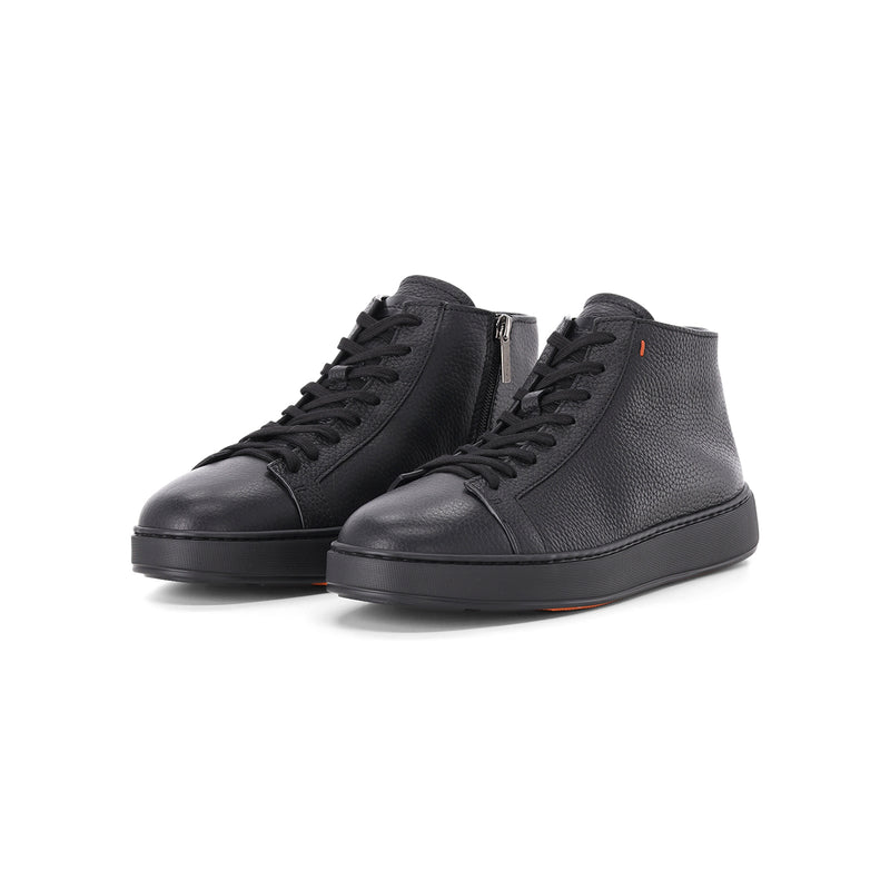 Santoni Hohe Sneaker aus Leder Herren