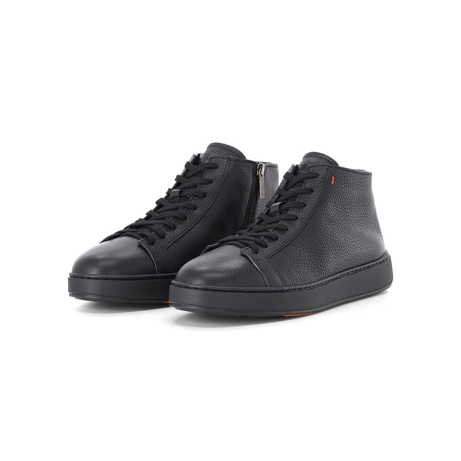 Santoni Hohe Sneaker aus Leder Herren