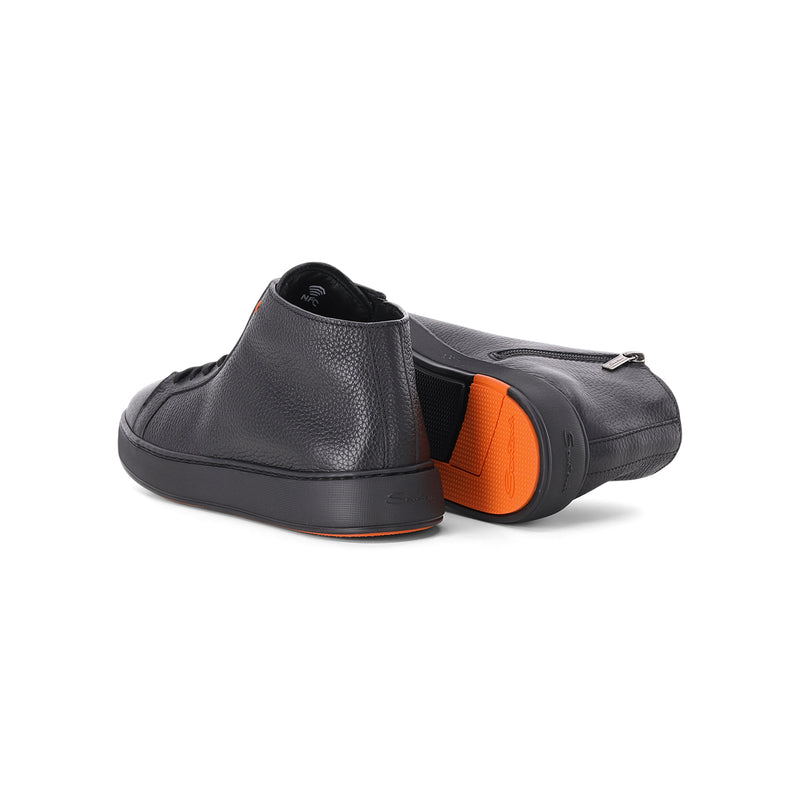 Santoni Hohe Sneaker aus Leder Herren