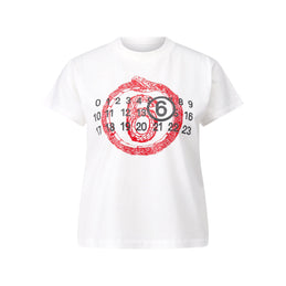 T-Shirt mit Logoprint XL / Weiß