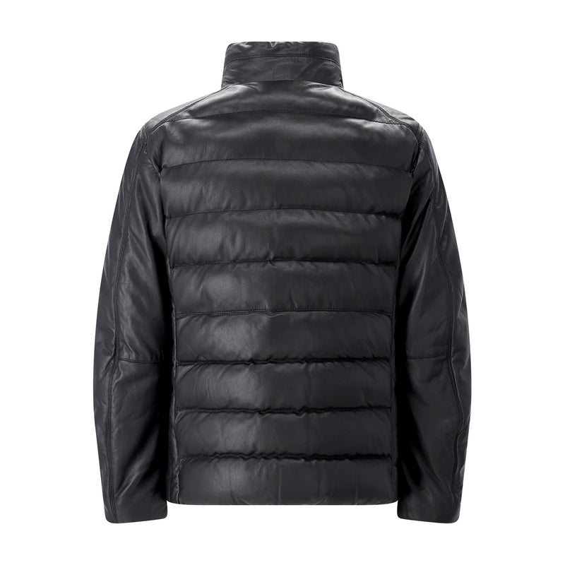 Jacke Ernie aus Leder 3XL / Schwarz