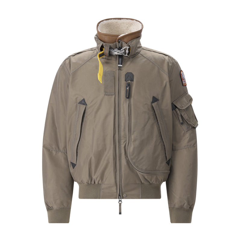 Jacke Fire S aus Daunen XXL / Graugrün