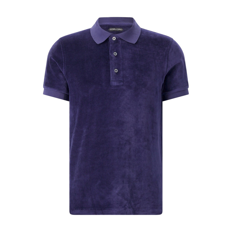 Tom Ford Poloshirt aus Samt Herren