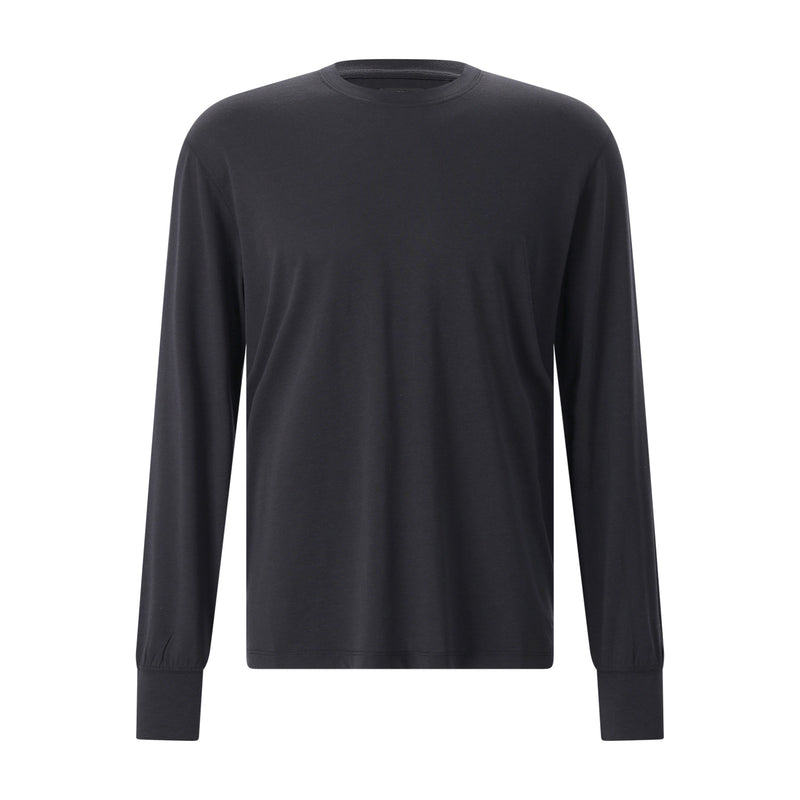 Langarmshirt aus Baumwoll-Mix 58 / Schwarz