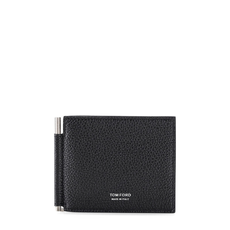 Portemonnaie aus Kalbsleder One Size / Schwarz