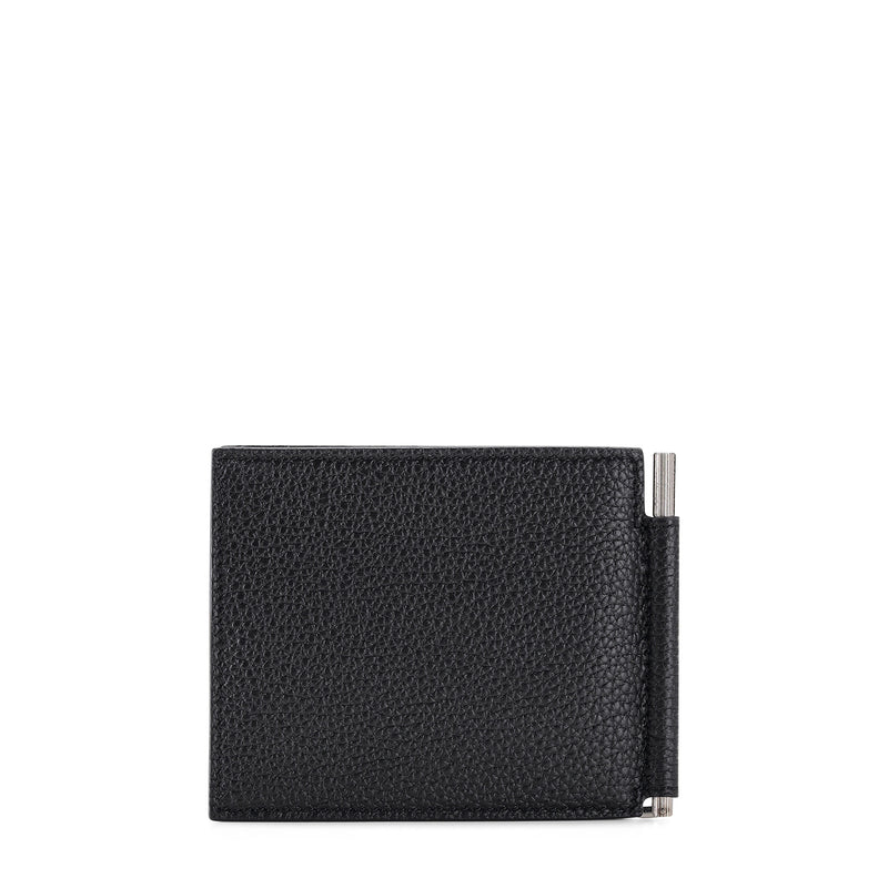Portemonnaie aus Kalbsleder One Size / Schwarz