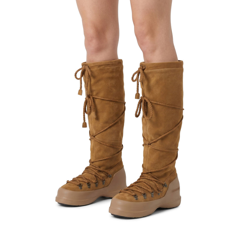 Moonboot Stiefel Luna aus Veloursleder Damen