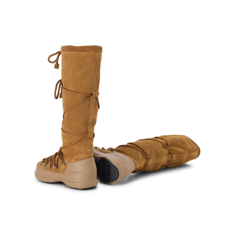 Moonboot Stiefel Luna aus Veloursleder Damen