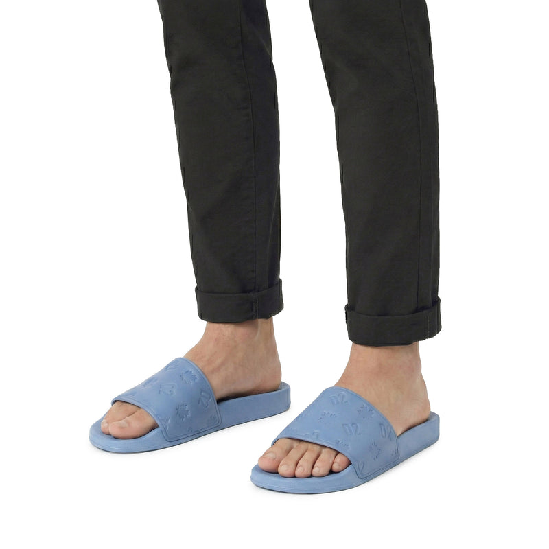 DSQUARED2 Pantoletten mit Logo-Muster Herren