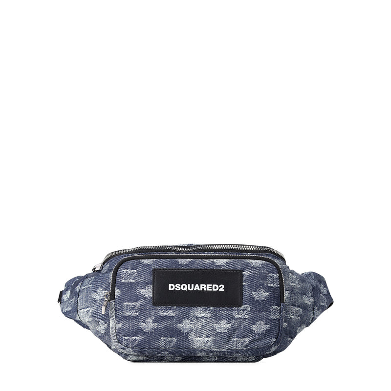 Gürteltasche mit Allover-Logo One Size / Blau