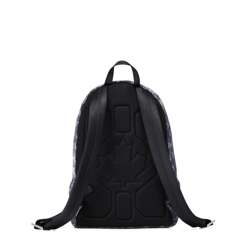 Rucksack mit Logoprint One Size / Hellblau