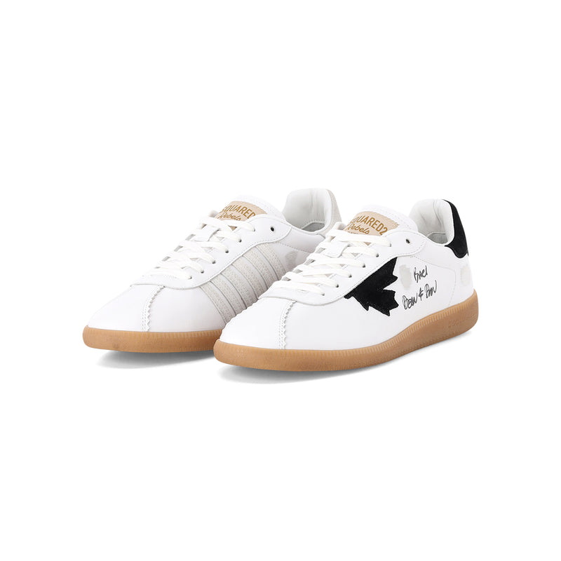 Sneaker aus Leder 46 / Weiß