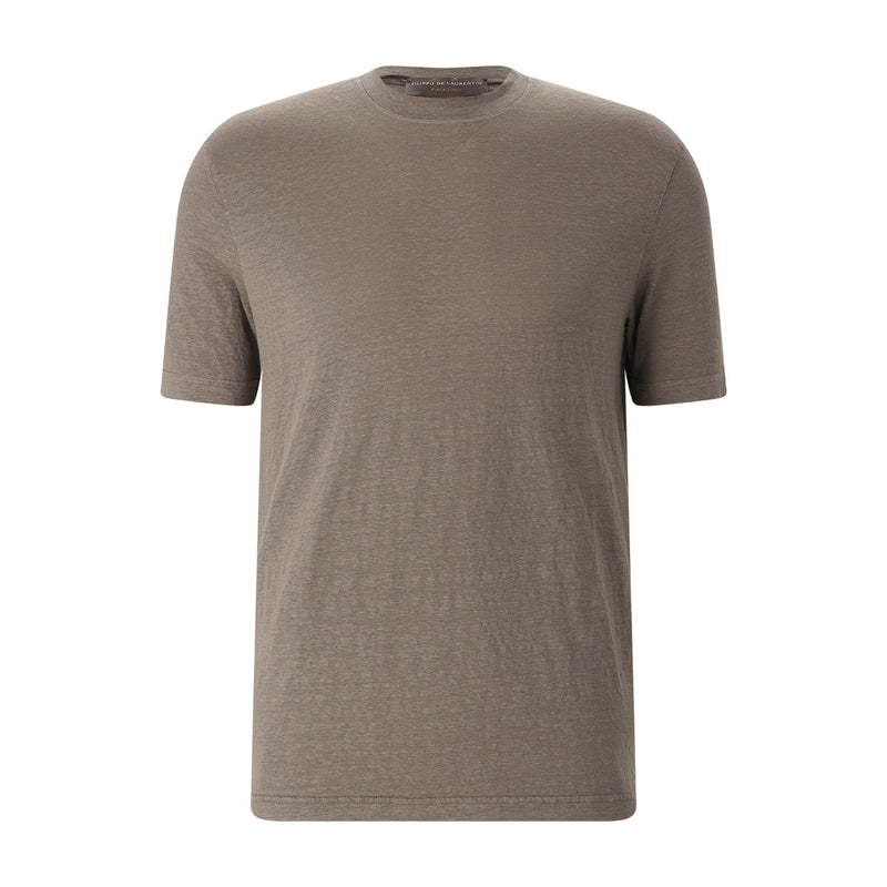Filippo de Laurentiis T-Shirt aus Leinenmix Herren