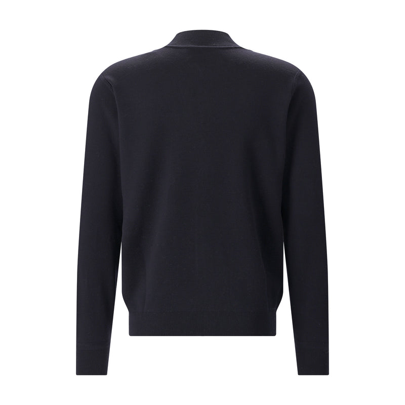 Strickjacke aus Merinowolle 60 / Navy