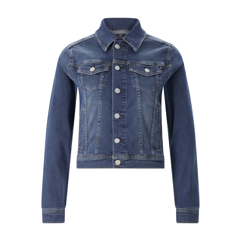 Adriano Goldschmied Jeansjacke mit Hemdkragen Damen